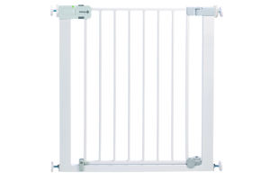For Securtech Auto Close Wood <b>Gate</b> White 2 Locking Option Home <b>Safety</b> <b>Gates</b> for 6 Months to 2 Years Kids 73-80cm Width - Product Image 2