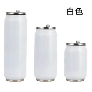 GIFT use 12 oz 17 oz a doppia parete fai da te barattoli rivestiti di trasferimento di calore tumbler cola can tumbler cup