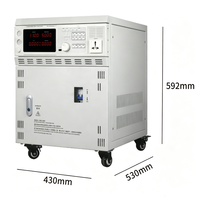 Alimentation électrique à fréquence variable AC GP60D50 (5KVA), stabilisateur de tension, alimentation électrique programmable à haute puissance industrielle