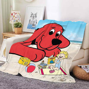 Nouvelle couverture en flanelle polaire mignonne <span class=keywords><strong>de</strong></span> dessin animé Clifford le chien <span class=keywords><strong>rouge</strong></span>, décoration personnalisée pour <span class=keywords><strong>la</strong></span> maison, <span class=keywords><strong>la</strong></span> chambre, le lit, le canapé, le bureau, les jetés <span class=keywords><strong>de</strong></span> <span class=keywords><strong>sieste</strong></span> - Product Image 2