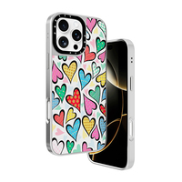 Gildcraft Coque de téléphone personnalisable pour iPhone 16 17pro Max Cartoon Design Electroplate Camera Protector OPP Bag Packaging Poco