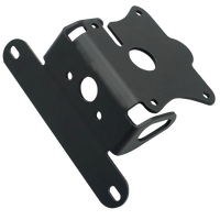 Support de tringle à rideau en acier inoxydable personnalisé service laser en aluminium
