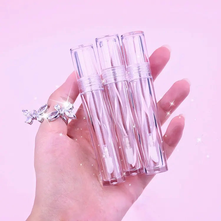 5 ML Clear Empty Lip Gloss Tube Container Private Label 10ml Wholesale Lipgloss Tubes Packaging With Wand