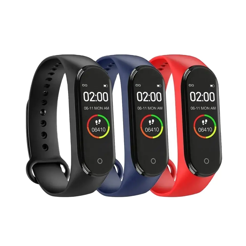 Jam tangan pintar Fitness, arloji cerdas M6 2023 M3 M4 M5 m6 ip67 tahan air detak jantung tekanan darah, monitor tidur untuk Xiaomi