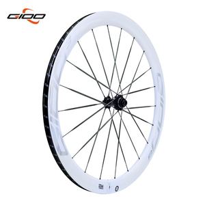 Jeu de roues de vélo de route en fibre de carbone ondulée GIOO 700C <span class=keywords><strong>avec</strong></span> frein à disque, jeu de roues Canyon compatible <span class=keywords><strong>avec</strong></span> cassette à 7-11 vitesses - Product Image 2