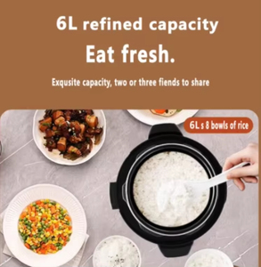 Cuisinière à pression intelligente multifonctionnelle en vente chaude, 6L, 11 menus prédéfinis, cuisinière à pression numérique programmable pour la cuisson à la vapeur du riz - Product Image 3