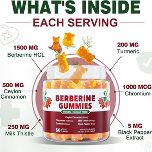 Gomitas de Complejo de Equinácea y Berberina OEM con Clorhidrato de Canela de Ceilán para Apoyar el Metabolismo y la Salud Intestinal - Product Image 4