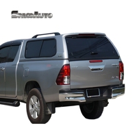 Châssis de camionnette en alliage d'aluminium/fibre de verre avec auvent de service et plateforme de rangement, boîte de rangement en aluminium pour camionnette