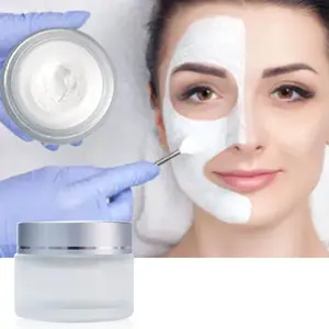 Sıcak satış özel etiket yüz çamur maskesi Anti-aging beyazlatma vitamini lateks yüz cilt bakımı parlatma kil maskesi