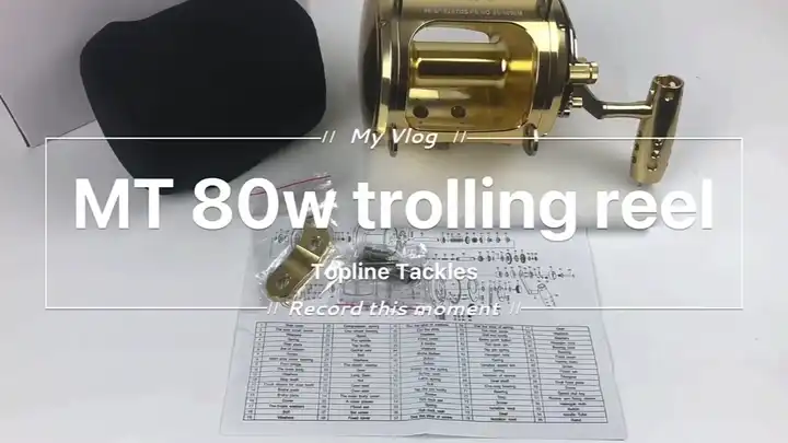 80 drag power fishing trolling reel