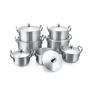 ชุดเครื่องครัวสแตนเลสแบบไม่ติดกระทะ <span class=keywords><strong>14</strong></span> ชิ้น ผลิตตามสั่งขายส่ง ปลอดสารพิษ - Product Image 1