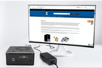 Eglobal-Ordenador de sobremesa de 10. ª generación, Intel Core, 8 núcleos, 6GB, D4, LAN dual, 1DP, 1HD, mini PC con ventilador Win10, para juegos, mini PC con bloqueo