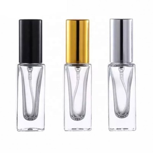 Wholesale <b>Perfume</b> Glass Bottle <b>Atomizer</b> Custom 5ml Clear Square Fine Mist Spray <b>Perfume</b> Bottle With Screw Cap - Product Image 3