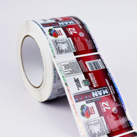 Étiquettes personnalisées en vinyle adhésif imperméable, impression dorée, autocollants ronds avec logo