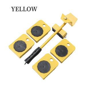 Ensemble de déplacement de meubles de qualité industrielle rouge, outils de levage pour objets lourds avec poignée en acier et plastique, support ODM personnalisé - Product Image 2