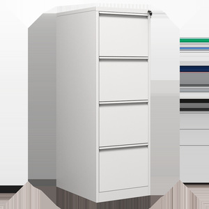 Meuble de classement de bureau à 4 tiroirs en métal, avec système de poussée et de traction, pour documents A4 suspendus - Product Image 2