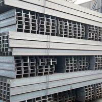 Haz en H ASTM A36 A992 Soldadura laminada en caliente Haz universal Q235B Q345B I haz Canal Acero Galvanizado H Estructura de acero Acero