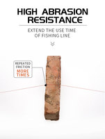 Ligne de pêche tressée en PE haute résistance Lmaide 300m pour la pêche en ruisseau et en rivière, multifilament, résistante à l'eau