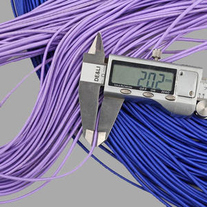 High Quality Colourful Strong Stretch Bungee Cord Braided Round Rubber <b>Rope</b> Cords for Packaging and Outdoor Sports Shoes <b>Lace</b> - Product Image 4