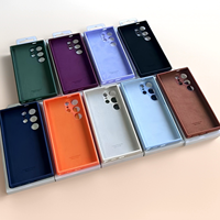 Coque en silicone soyeux de luxe pour Samsung Galaxy S26 Ultra S25 Ultra, protection antichoc douce au toucher pour S24Ultra
