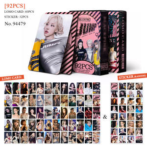 Nouvelles cartes Lomo double face Kpop BP, marchandises de groupe, autocollants de scrapbooking DIY, collection d'idoles, cartes décoratives haute définition - Product Image 1