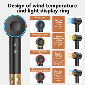 5 ב 1 מכה מייבש שיער מברשת שיער רב תכליתית מחוממת מברשת 60000 Prm מכה סט מייבש מברשת - Product Image 3