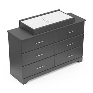 Cómodas de Madera Modernas, Ecológicas y Duraderas, Personalizadas al por Mayor de Fábrica, Cómoda para Bebés con 6 Cajones, Cómoda para el Salón - Product Image 1