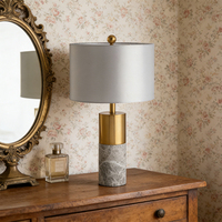 Lampe de table LED moderne à économie d'énergie, alimentée en courant alternatif, design en pierre, pour hôtel et décoration intérieure, éclairage de bureau et de chevet