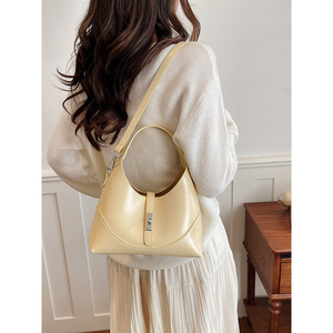 Sac fourre-tout décontracté vintage en cuir PU imperméable pour femme avec fermeture éclair, sac à bandoulière détachable, sac à main quotidien en polyester - Product Image 3