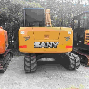 Excavadora Sany SY75C Pro Amarilla con Control Inteligente, Tipo Oruga, Equipo de Construcción Pesada - Product Image 3