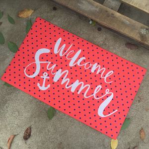 Tapis en feutre imprimé non tissé, tapis en caoutchouc granulaire recyclé à partir de miettes de pneus, tapis de porte - Product Image 2