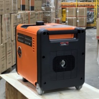 Générateur à inverseur tri-énergie 6KW, essence, gaz naturel, GPL, 50Hz 60Hz, démarrage électrique, portable pour la maison