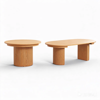 Table de salle à manger ovale transformable, design moderne, structure en bois, couleur personnalisable