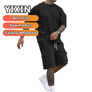 Traje Deportivo Premium <span class=keywords><strong>al</strong></span> por Mayor, Conjunto Deportivo Transpirable, Nuevo Conjunto Deportivo de Manga Corta de Secado Rápido <span class=keywords><strong>para</strong></span> Gimnasios - Product Image 2