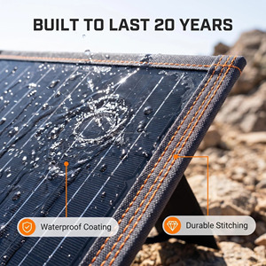 แผงโซลาร์เซลล์พับได้ 400W สำหรับจัดจำหน่ายจำนวนมาก เครื่องชาร์จพลังงานแสงอาทิตย์แบบพกพาสำหรับผู้จัดจำหน่ายธุรกิจ - Product Image 4