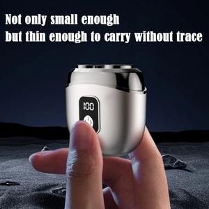 Afeitadora Eléctrica de Bolsillo para Hombre, Pantalla Digital, Afeitadora Inteligente, Mini Máquina de Afeitar, Fácil de Lavar, Maquinilla de Afeitar Portátil de Viaje - Product Image 2