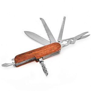 Couteau pliant en acier inoxydable avec logo personnalisé, design moderne, manche en bois, fait main, ambidextre, multifonction, couteau de cuisine d'extérieur - Product Image 4