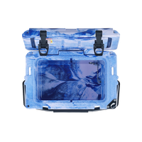 Glacière rotomoulée moderne en LLDPE de 18 litres avec coque rigide et isolation à congélation profonde pour aliments et canettes