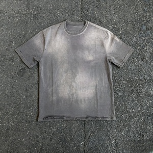 T-shirt en coton teint uni pour homme, col rond, manches courtes, style décontracté, coupe classique - Product Image 1