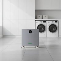 Batería Solar LiFePO4 Apilable de 16KWh 32KWh 51.2V Directo de Fábrica, Sistema de Almacenamiento de Energía Doméstica de Ciclo Profundo CAN para Uso Residencial