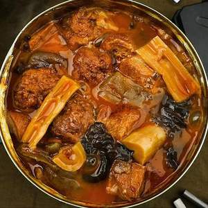 หม้อไฟใส่อาหารรส<span class=keywords><strong>เผ็ด</strong></span>สไตล์ฉงชิ่งสารพันผสมระดับพรีเมียม1500กรัมกระป๋องพร้อมรับประทานน้ำเกลือ3ปี - Product Image 5