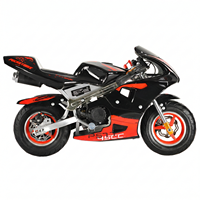 Mini moto à essence automatique MAXSPEED DB05 49cc 2 temps avec démarrage par lanceur pour enfants, vitesse maximale de 40-60 km/h