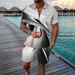 Ropa de playa cómoda para hombres con diseño elegante y tela de secado rápido perfecta para nadar y relajarse - Product Image 5