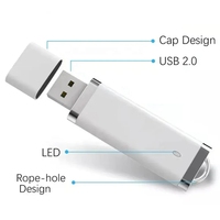 Flash Drive USB 2.0 Bentuk Korek Api Mini Plastik Custom Baru 4GB 8GB 16GB