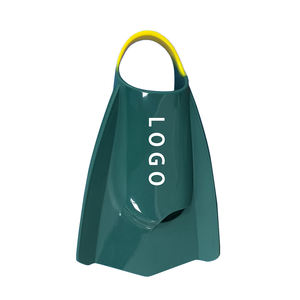 समुद्र तट 100% सिलिकॉन शॉर्ट ब्लेड फिनिश पोर्टेबल डाइविंग फ्लिपर स्नॉर्कल गियर फुट पॉकेट स्वीमिंग फिन्स - Product Image 2