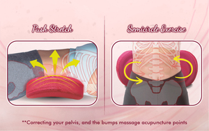 Outil de massage des tissus profonds avec libération des muscles psoas et des fléchisseurs de la hanche avec 8 nœuds de massage <span class=keywords><strong>pour</strong></span> l'étirement lombaire du corps et l'équilibre pelvien - Product Image 4