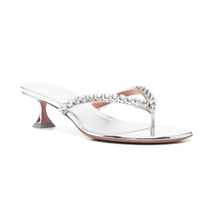 Nouvelle Collection Été 2026 – Sandales à <span class=keywords><strong>Talon</strong></span> Carré de <span class=keywords><strong>4</strong></span> <span class=keywords><strong>cm</strong></span> avec Strass Haut de Gamme et Bout Rond pour Femme - Product Image 2
