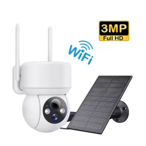 2K pin Powered Wi-Fi CCTV IP <span class=keywords><strong>Camera</strong></span> không dây ngoài trời năng lượng mặt trời an ninh Màu sắc tầm nhìn ban đêm ai phát hiện con người được xây dựng trong mic đám mây - Product Image 1