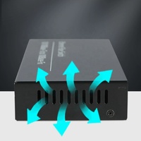 Convertisseur de média optique 4F4E Gigabit SFP 1000 Mbps 1.25G SM 4 SFP 4 RJ45 100KM FTTH/FTTB/FTTX Garantie 3 ans 1310/1550nm CE/FCC
