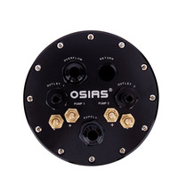 Osias 8AN Port Dual 39-40mm Regulator Tekanan Bahan Bakar Pompa untuk Pompa Bahan Bakar & Suku Cadang Tangki Bahan Bakar Sekunder 2.8L atau 2.6L